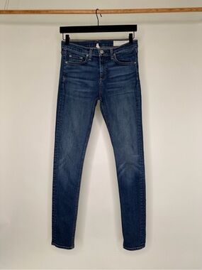 rag & bone High Rise Skinny Jeans in Clean Kingsbury Size 29